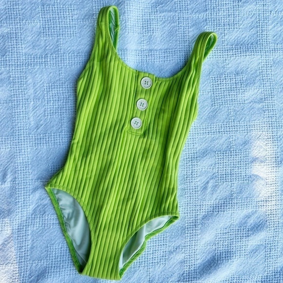 Solid & Striped Anne-Marie Button Swimsuit - Picture 3 of 8